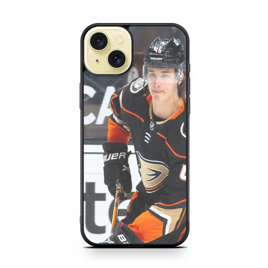 Trevor Zegras Nhl iPhone 15 Plus Case