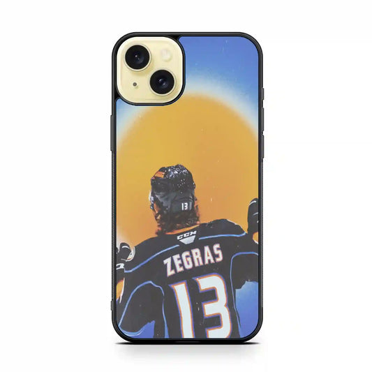 Trevor Zegras Rookie iPhone 15 Plus Case