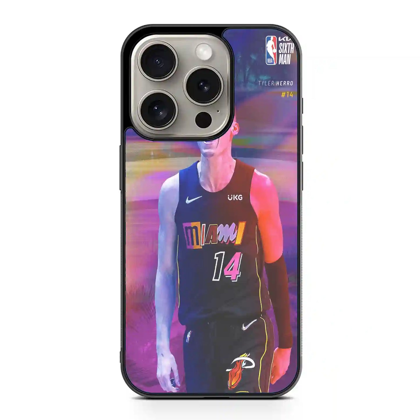 Tyler Herro Heat iPhone 15 Pro Max Case