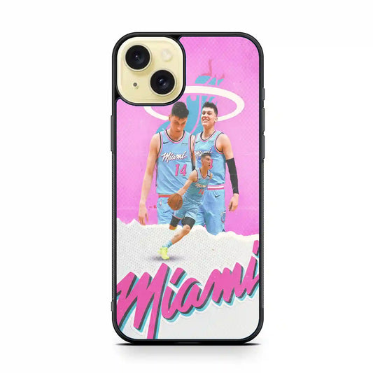 Tyler Herro Miami Heat iPhone 15 Plus Case