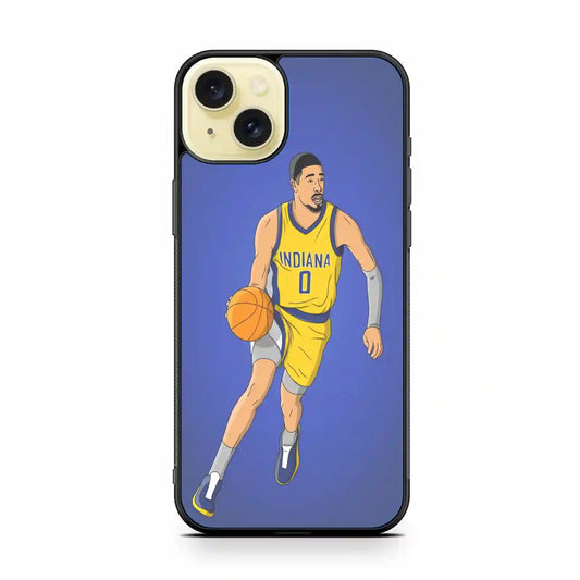 Tyrese Haliburton Indiana iPhone 15 Plus Case