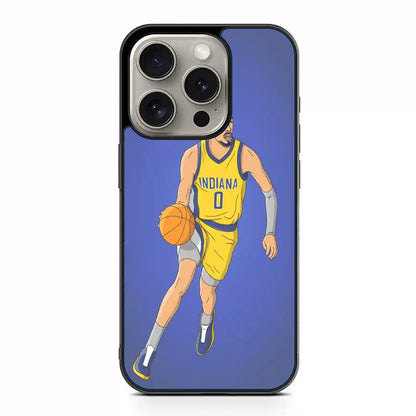 Tyrese Haliburton Indiana iPhone 15 Pro Max Case