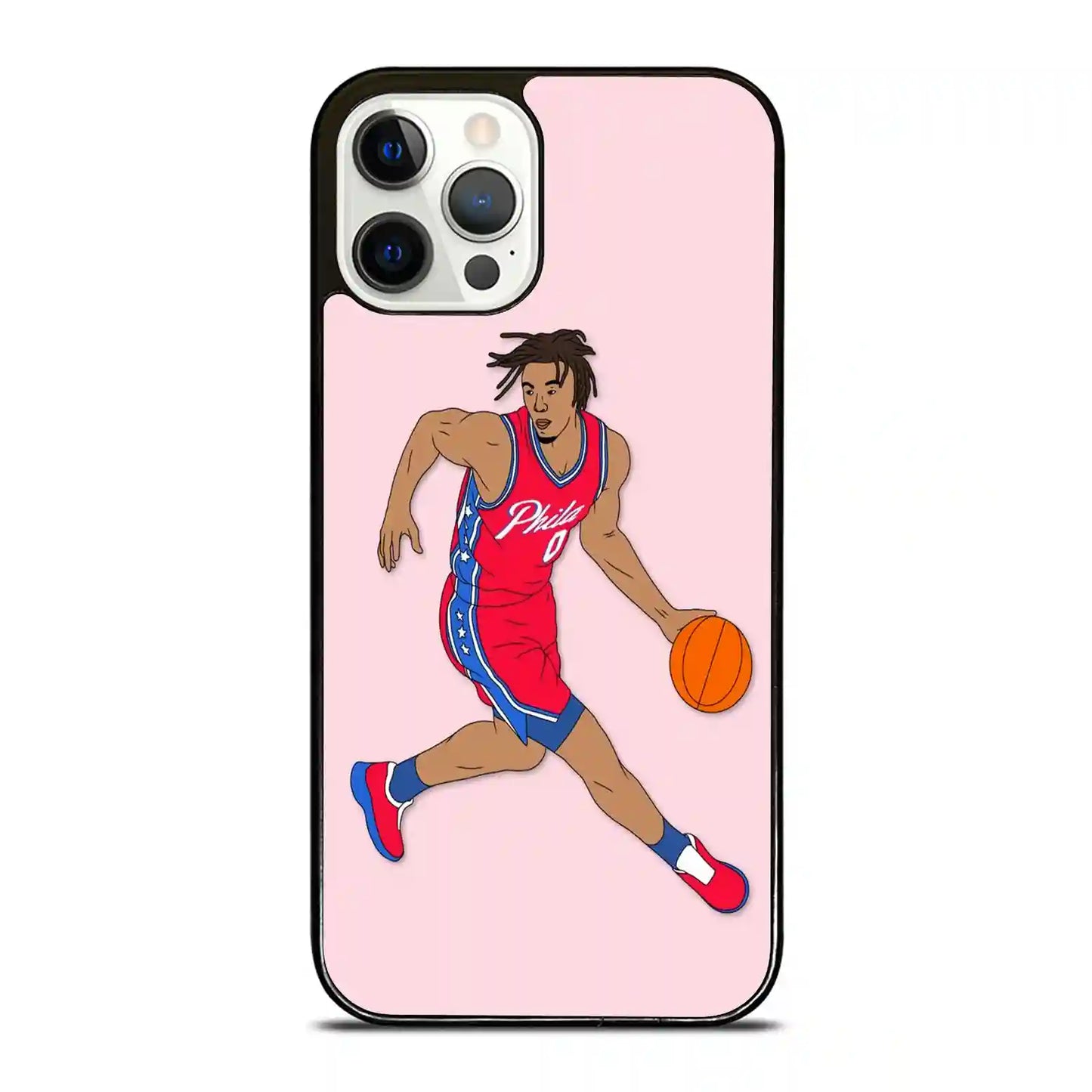 Tyrese Maxey Basketball iPhone 12 Pro Case