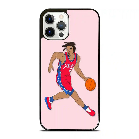 Tyrese Maxey Basketball iPhone 12 Pro Case