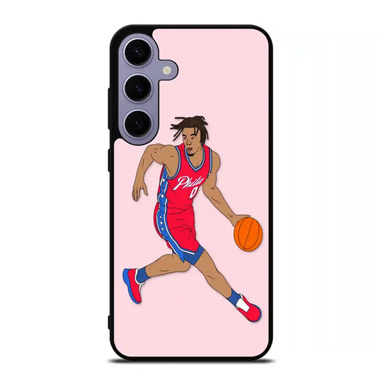 Tyrese Maxey Basketball Samsung Galaxy S24 Plus Case