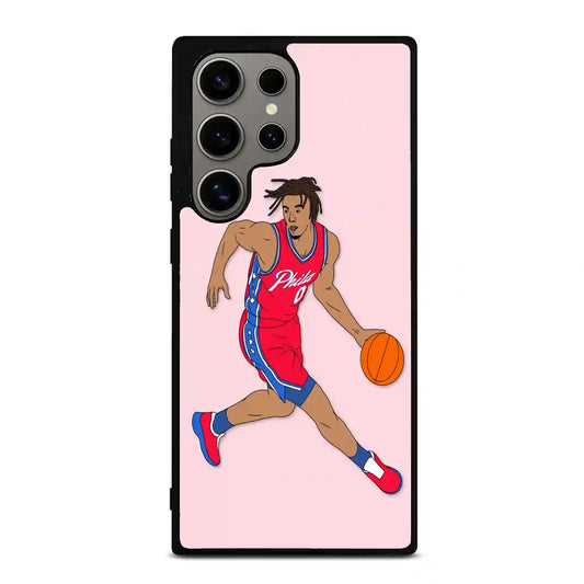 Tyrese Maxey Basketball Samsung Galaxy S24 Ultra Case