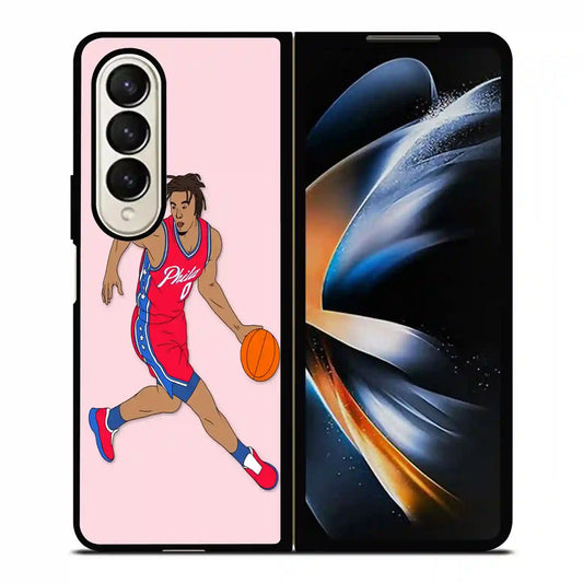 Tyrese Maxey Basketball Samsung Z4 Fold Case