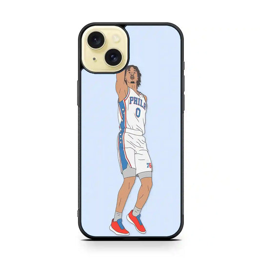 Tyrese Maxey Shoot iPhone 15 Plus Case