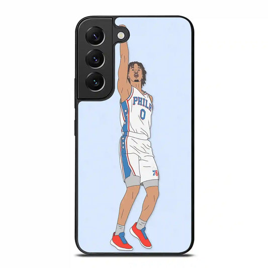 Tyrese Maxey Shoot Samsung Galaxy S22 Plus Case