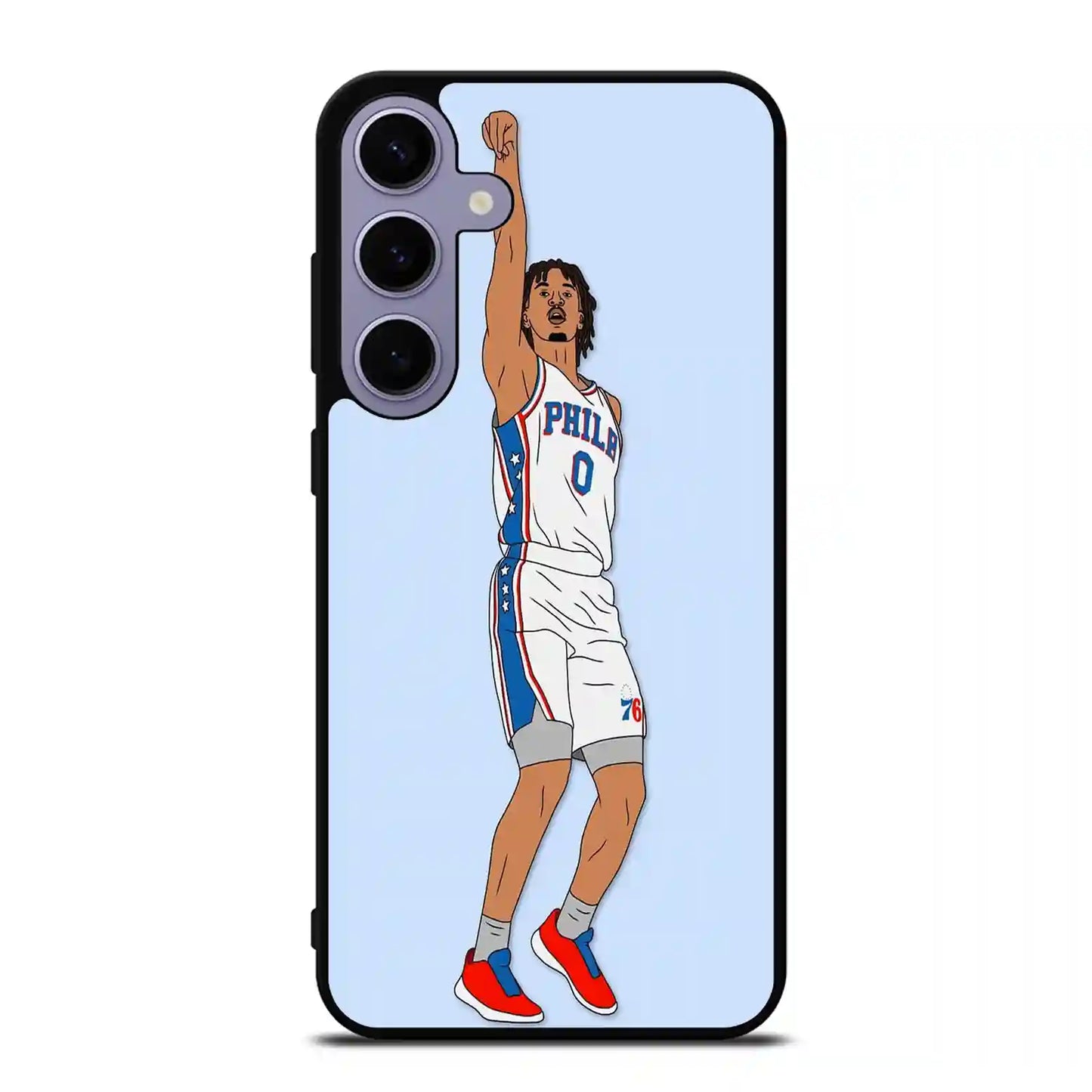 Tyrese Maxey Shoot Samsung Galaxy S24 Plus Case