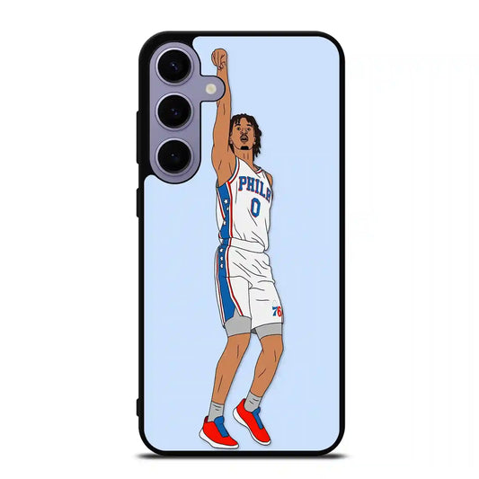 Tyrese Maxey Shoot Samsung Galaxy S24 Plus Case