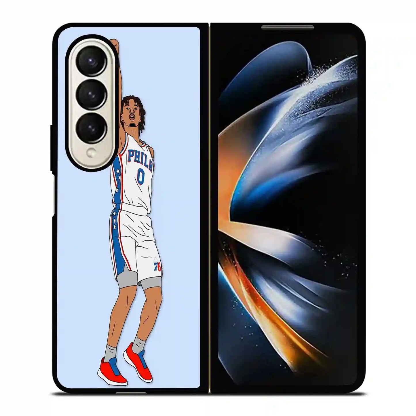 Tyrese Maxey Shoot Samsung Z4 Fold Case