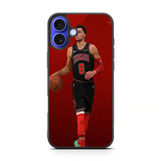 Zach Lavine Chigago Bulls iPhone 16 Plus Case