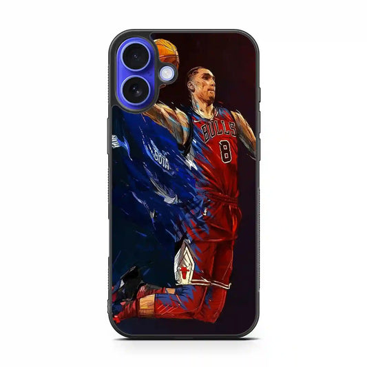 Zach Lavine iPhone 16 Plus Case