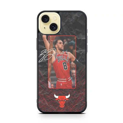 Zach Lavine Nba Basketball iPhone 15 Plus Case