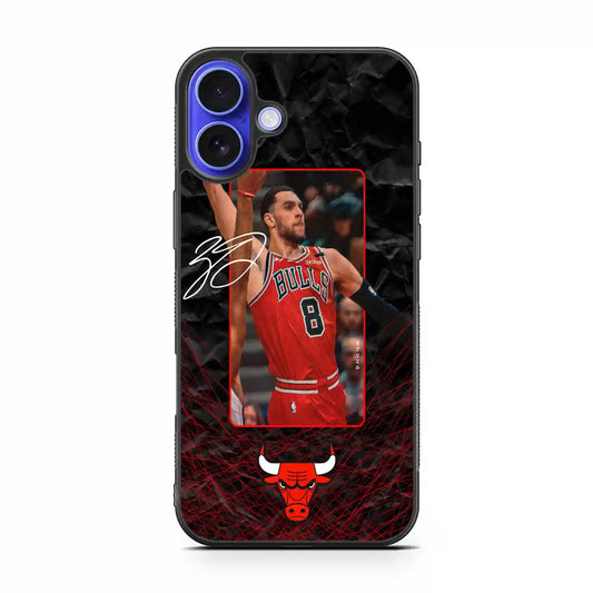 Zach Lavine Nba Basketball iPhone 16 Plus Case