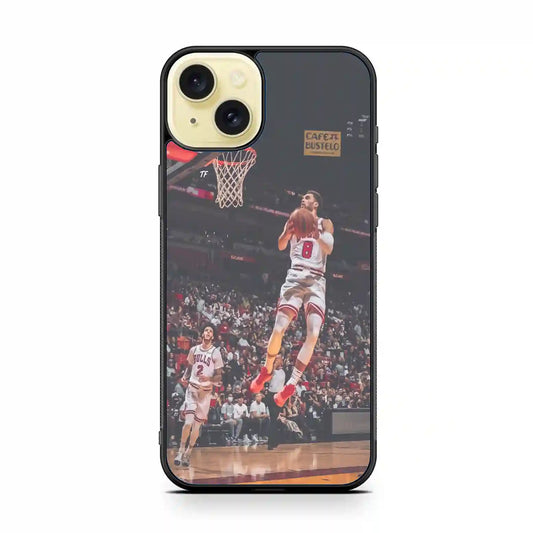 Zach Lavine Slam iPhone 15 Plus Case