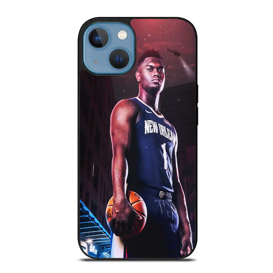 Zion Williamson Basketball iPhone 14 Plus Case