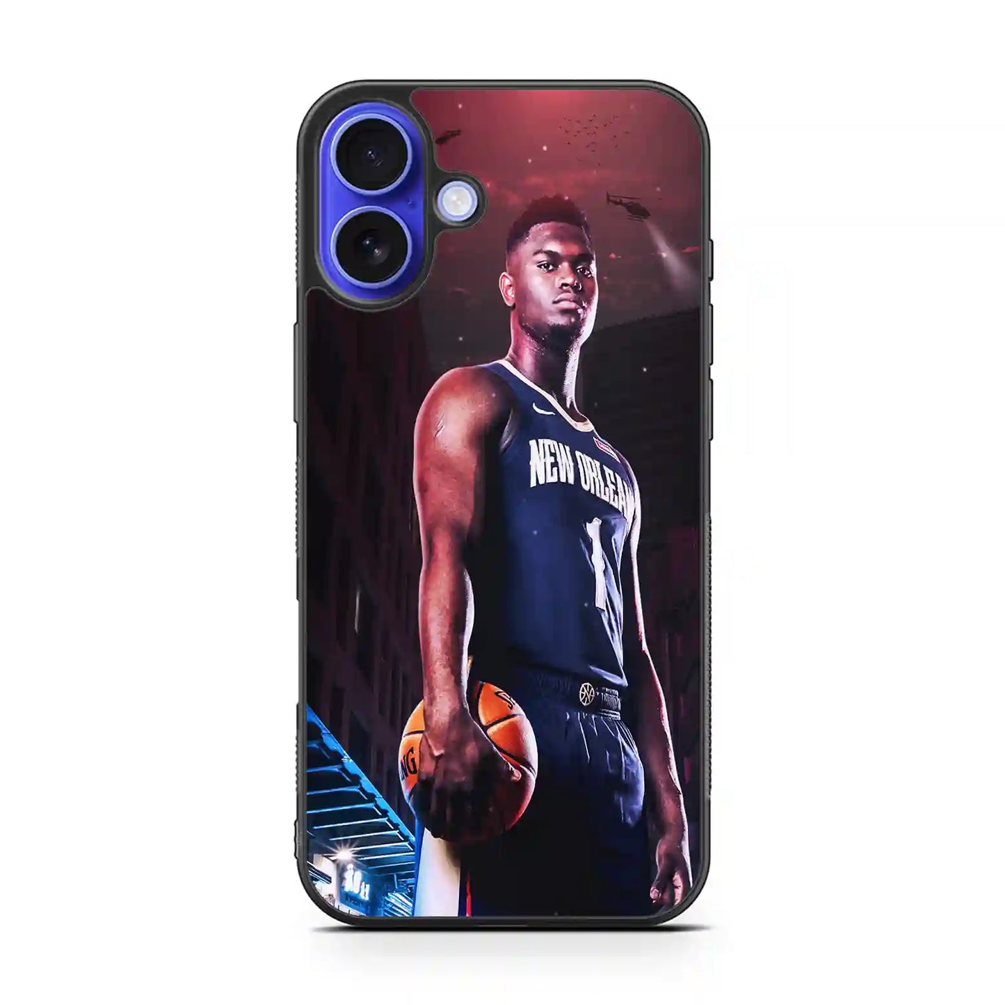 Zion Williamson Basketball iPhone 16 Plus Case