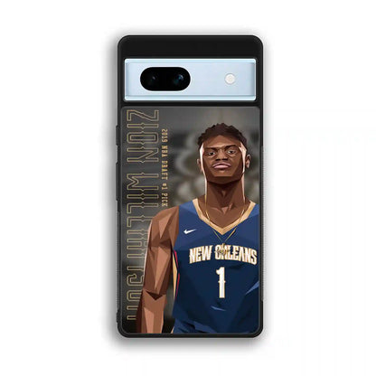 Zion Williamson Cartoon Google Pixel 8A Case