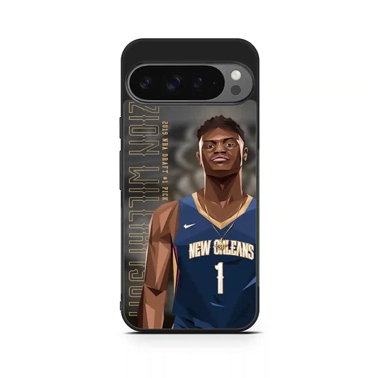 Zion Williamson Cartoon Google Pixel 9 Case