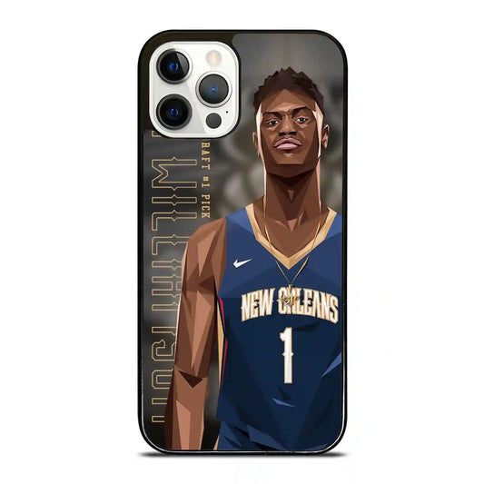 Zion Williamson Cartoon iPhone 12 Pro Case