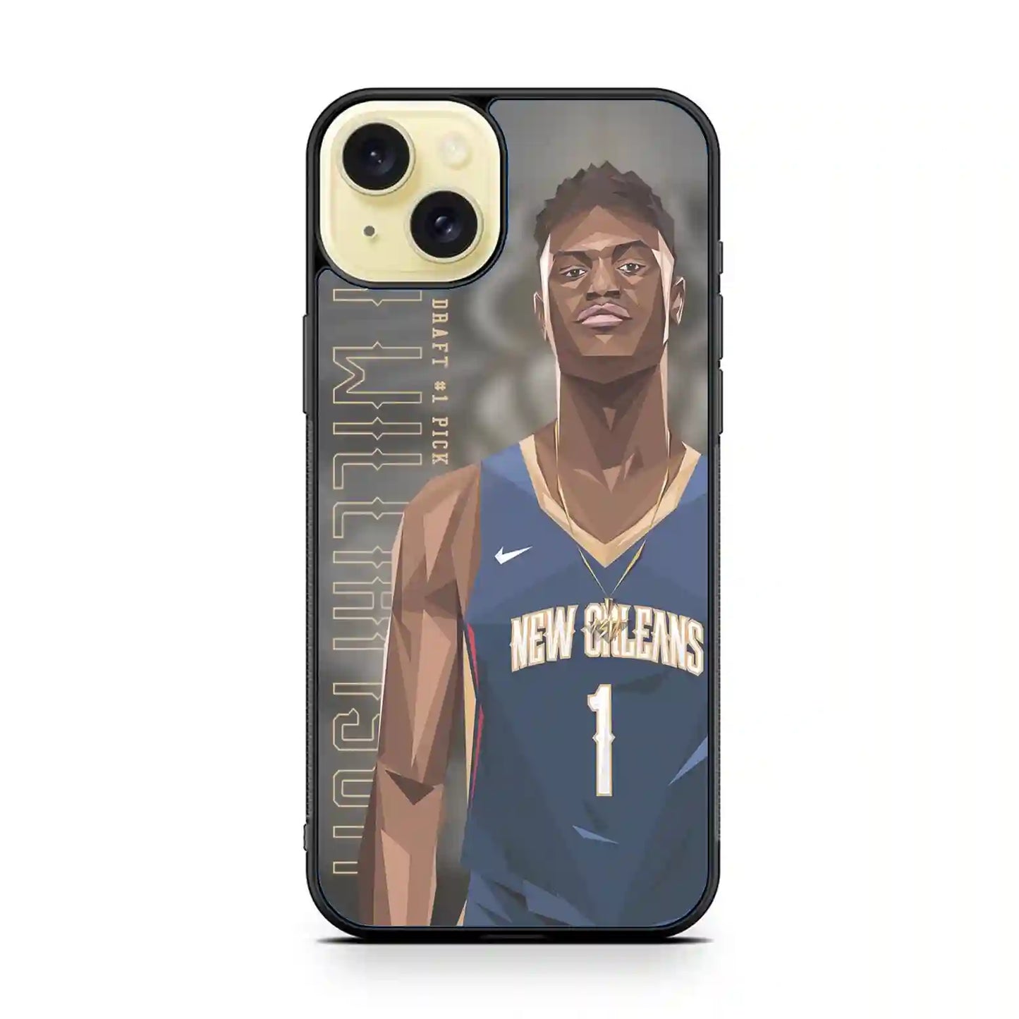 Zion Williamson Cartoon iPhone 15 Plus Case