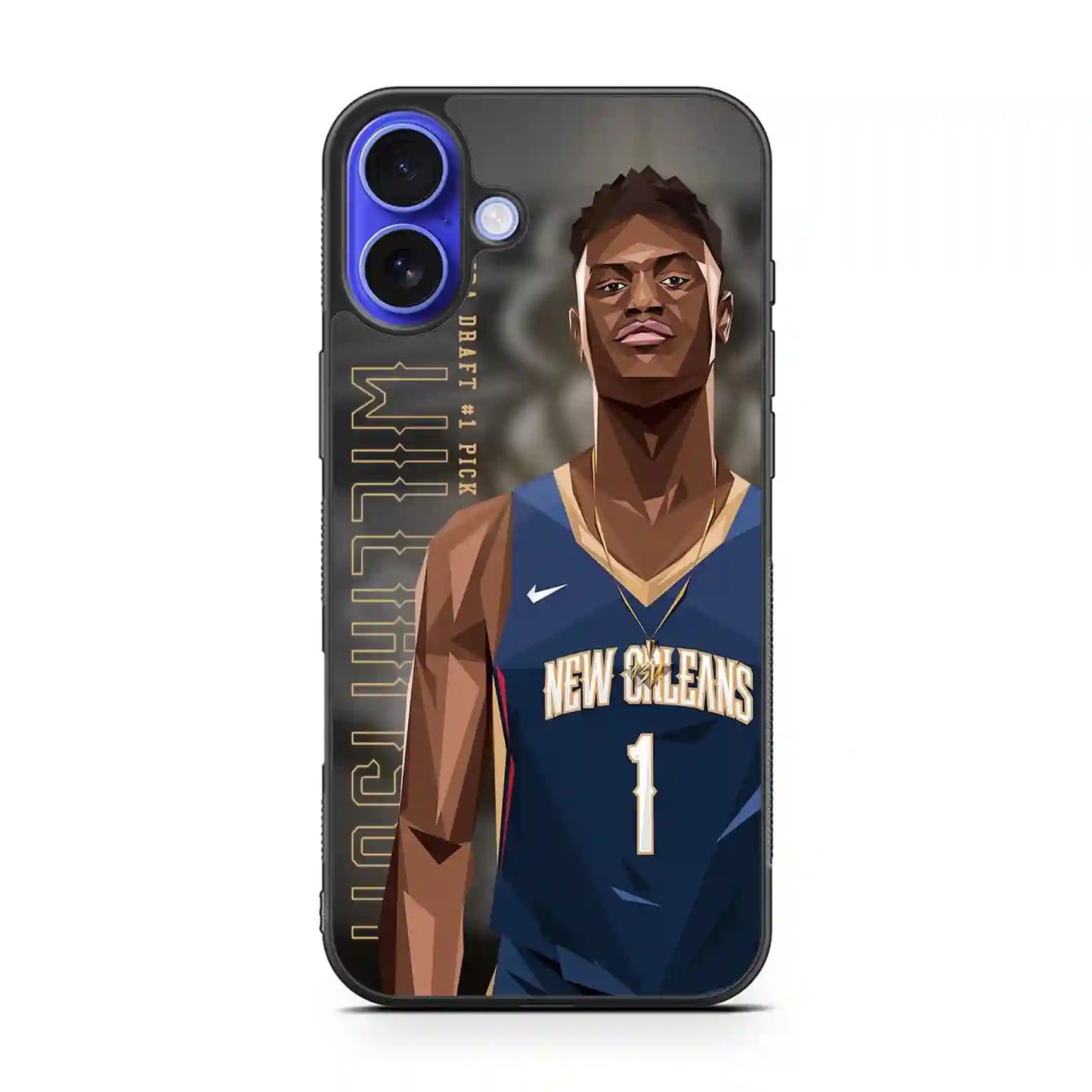 Zion Williamson Cartoon iPhone 16 Plus Case