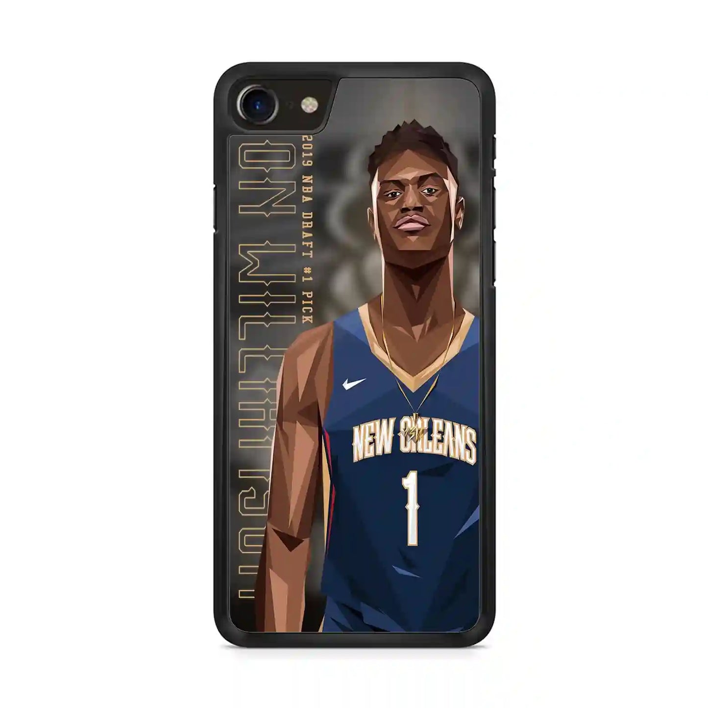 Zion Williamson Cartoon iPhone SE 2020 Case