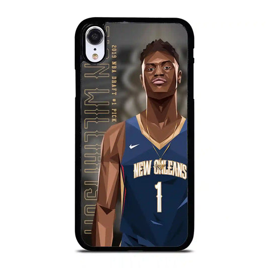 Zion Williamson Cartoon iPhone XR Case