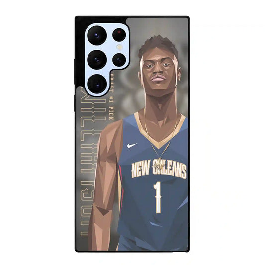 Zion Williamson Cartoon Samsung Galaxy S22 Ultra Case