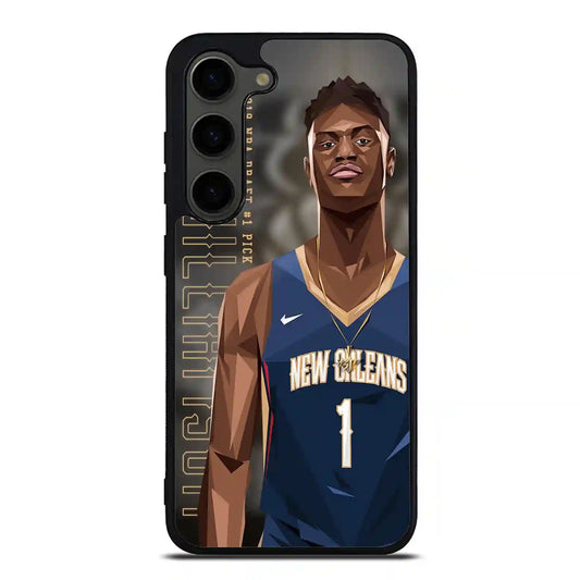 Zion Williamson Cartoon Samsung Galaxy S23 Plus Case