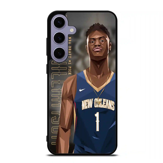 Zion Williamson Cartoon Samsung Galaxy S24 Plus Case