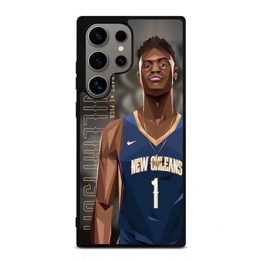 Zion Williamson Cartoon Samsung Galaxy S24 Ultra Case