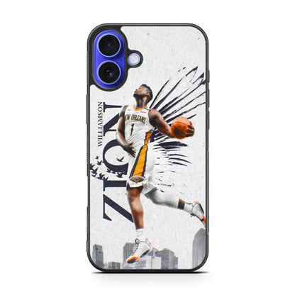 Zion Williamson Nba New Orleans iPhone 16 Plus Case